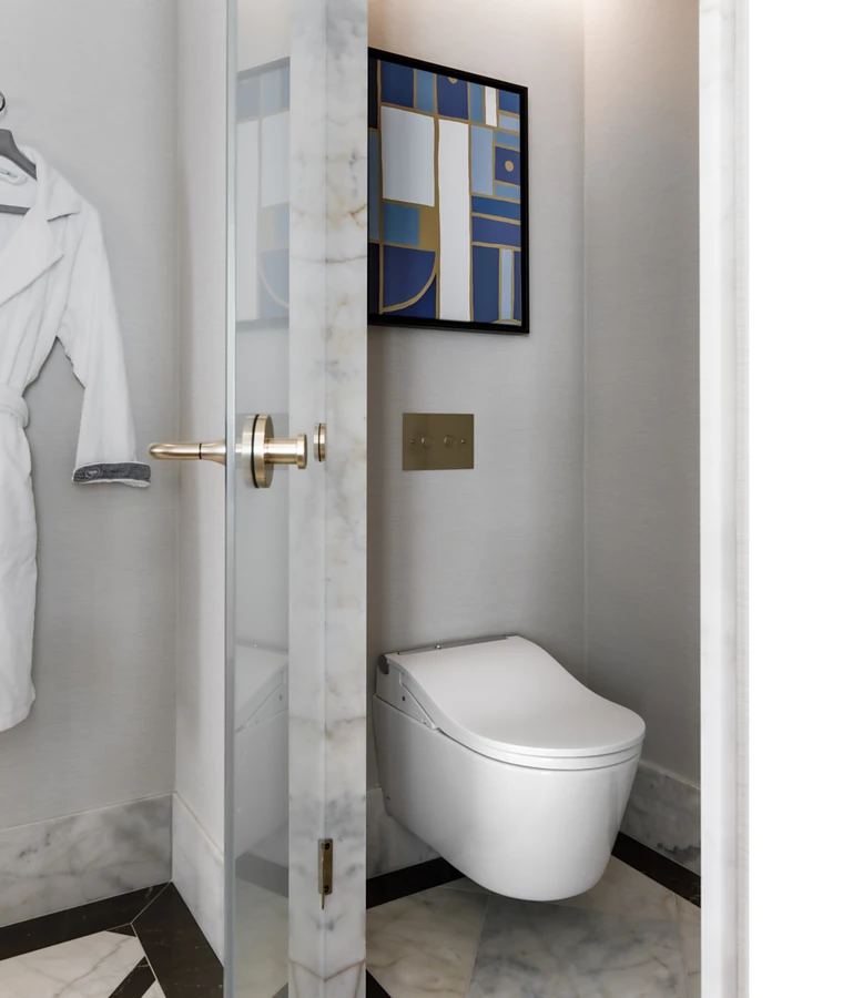 <p><span>Even the most private retreat of each room is designed to deliver guests the greatest possible comfort: Like WASHLET RW, which includes features to deliver the ultimate wellness experience.</span><span> </span><span>Photo: TOTO</span><span></span></p>